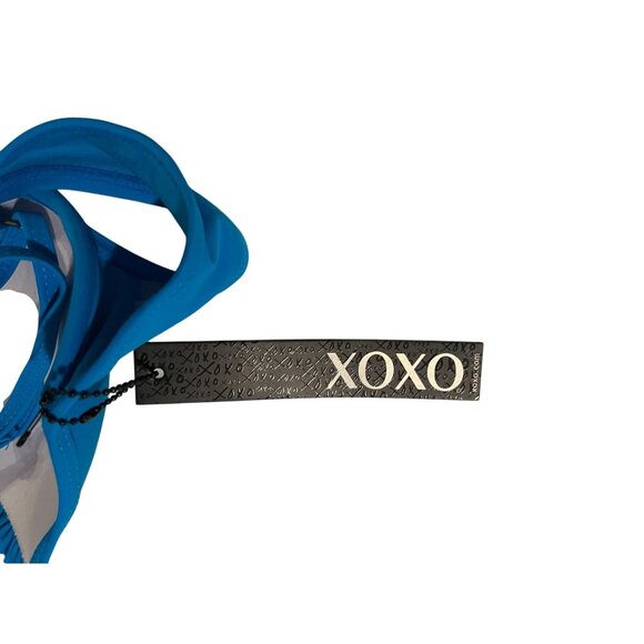 XOXO Blue Ruffled Bikini Set Size L - Picture 16 of 16